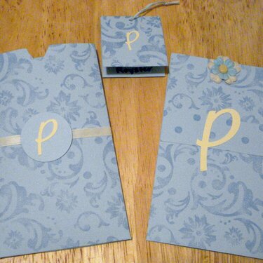Partin Wedding Card and Gift Tag