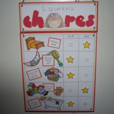 Lauren&#039;s Chore Chart