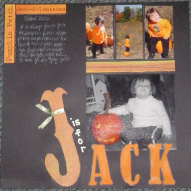 J is for Jack