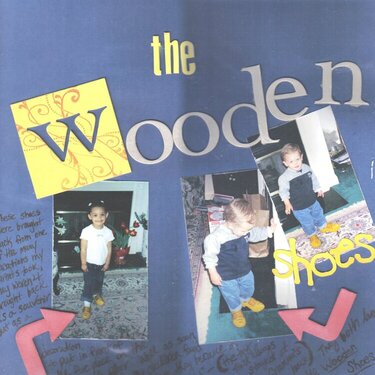 The wooden shoes
