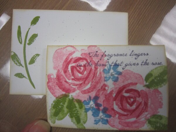 Roses Notecard &amp; Envelope