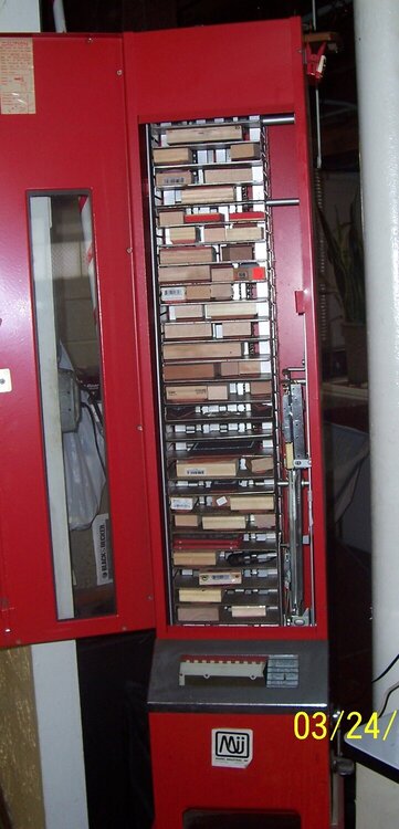 My stamp Storage Machine (inside)circa. 1950&#039;s