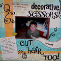 Decorative Scissors Cut Hair Too!