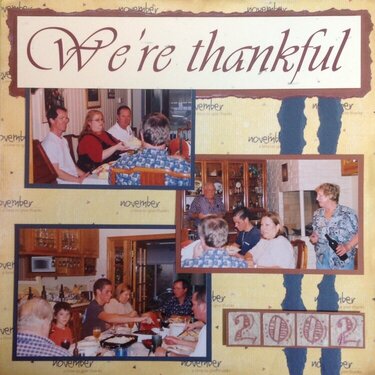 We&#039;re thankful- 2002