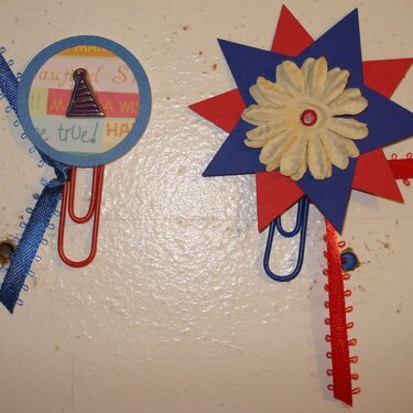 Paperclip swap - 4th of July and Boy Birthday - CafeMom - SwappeShoppe