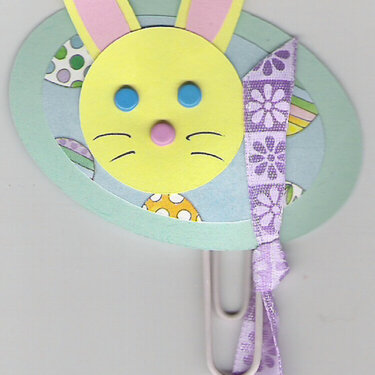 Easter Bunny Paperclip for Cafemom Swap