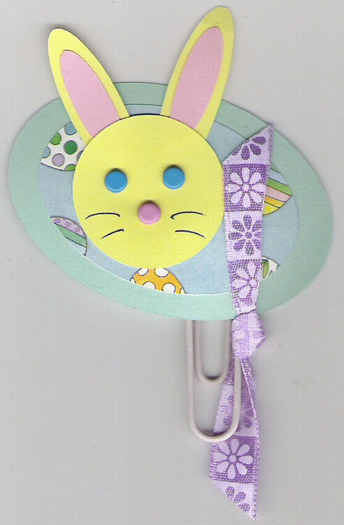 Easter Bunny Paperclip for Cafemom Swap