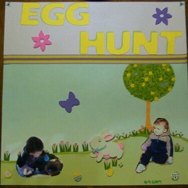 Mikey&#039;s 1st easter egg hunt