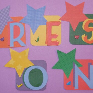 The letters of your childs name swap - Boy - Scrap N Moms - Cafemom