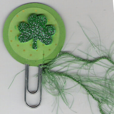 Shamrock Paperclip for Cafemom Swap