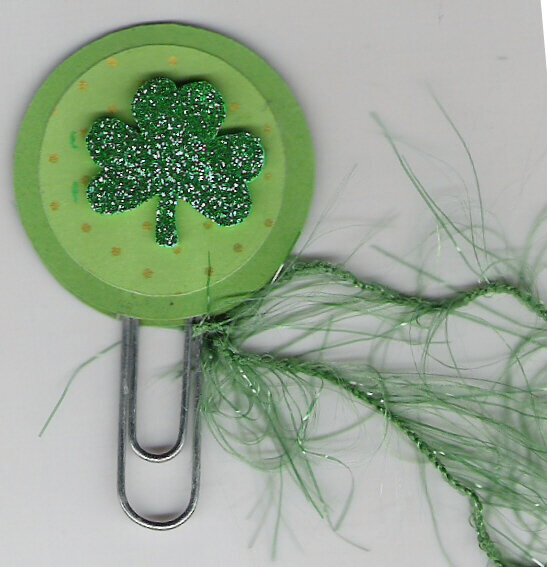 Shamrock Paperclip for Cafemom Swap