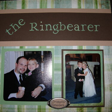 The ringbearer (L)