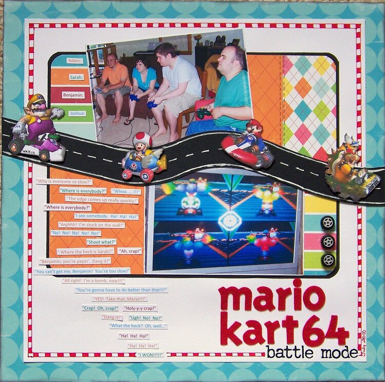 Mario Kart 64- battle mode