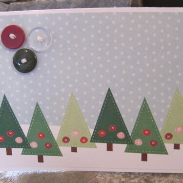 Christmas Buttons Card