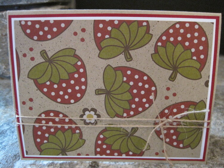 Strawberries Card