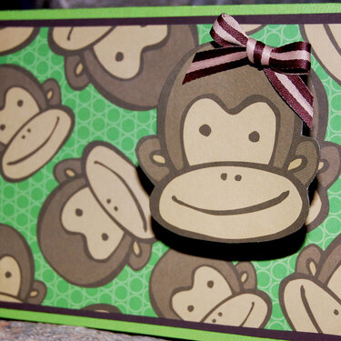 Monkey Face Card