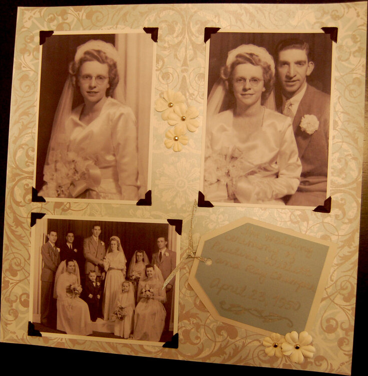 1950 Wedding Left