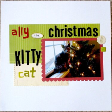Ally the Christmas Kitty Cat