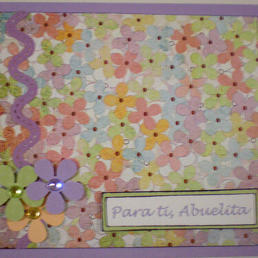 Para ti, Abuelita (For you, Grandma)