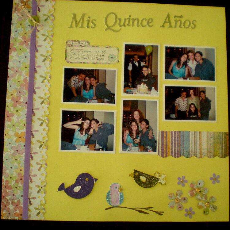 Mis Quince Aos (My Fifteenth Birthday)