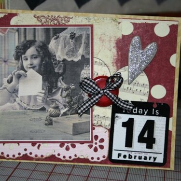 February 14 Valentine&#039;s Card