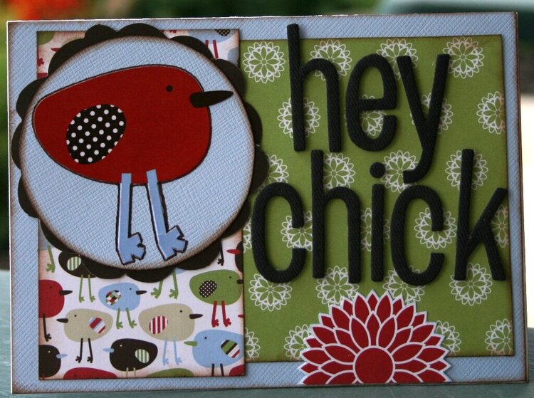 Hey Chick card