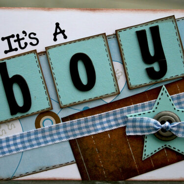 It&#039;s A Boy card