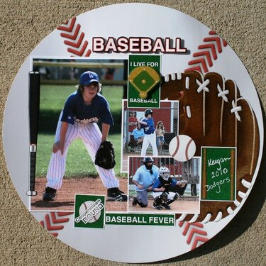 Baseball Fever Layout Reminisce