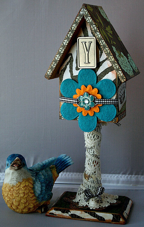 Altered Family Birdhouse**Dream Street Papers