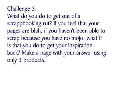 Challenge 5