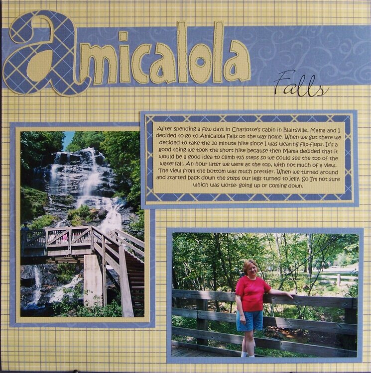 Amicalola Falls- pg. 1