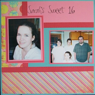 Sarah&#039;s Sweet 16 pg 1