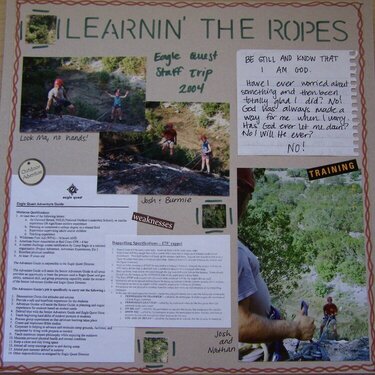 Learnin&#039; the Ropes 1