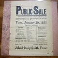 Public Sale bill