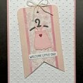 Baby girl card