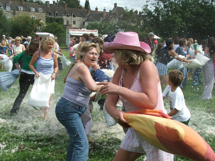 Giant Pillow fight