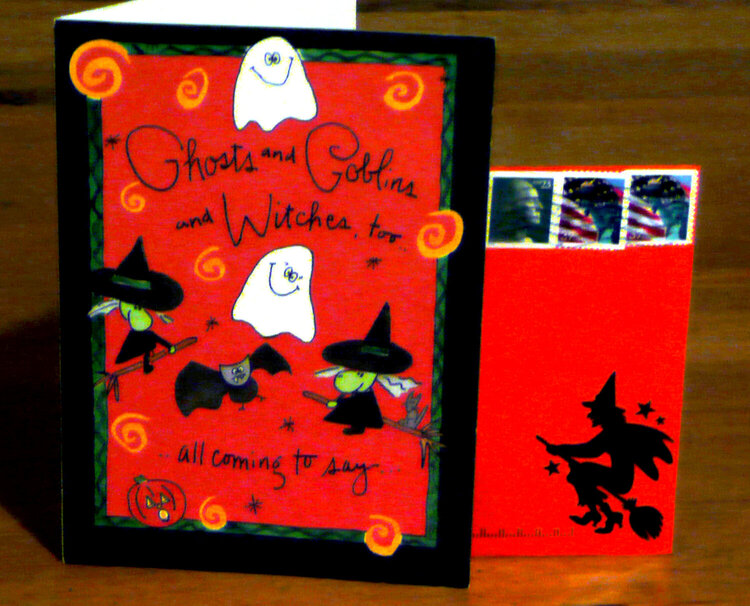 My first Halloween card.