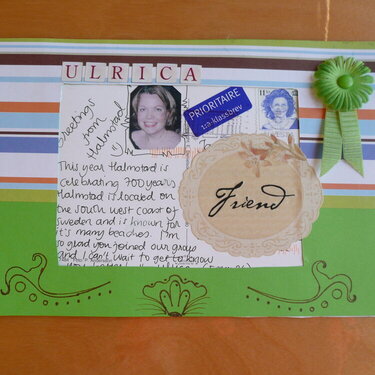 Ulrica&#039;s card - back