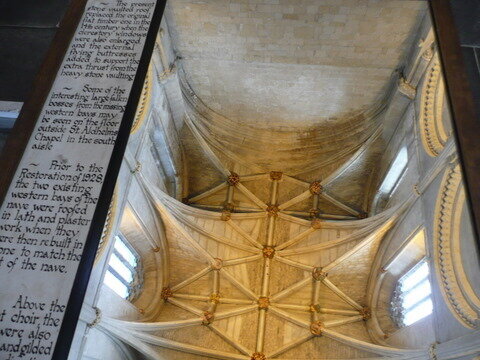 Malmesbury Abbey - Vaulted ceiling