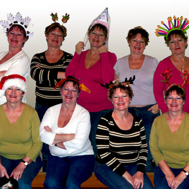 Festive hats with a difference.