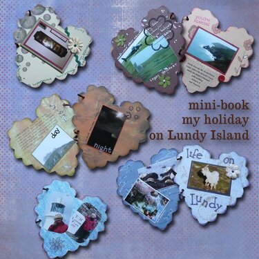 Mini scrapbook - holiday