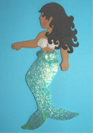 Mermaid paper piecing