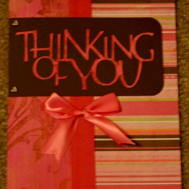 Thinking of you card for Danelle