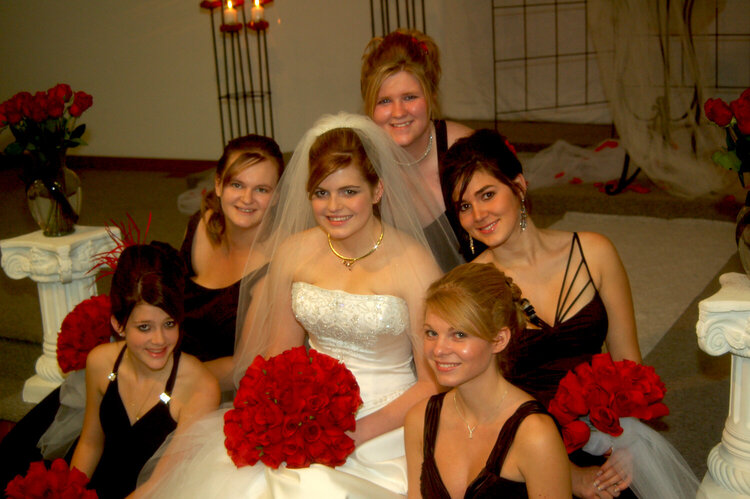 The bridesmaids.