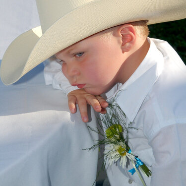 My tired little cowboy