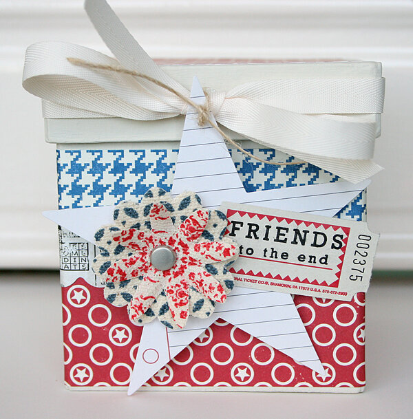 &quot;Friends to the End&quot; altered box