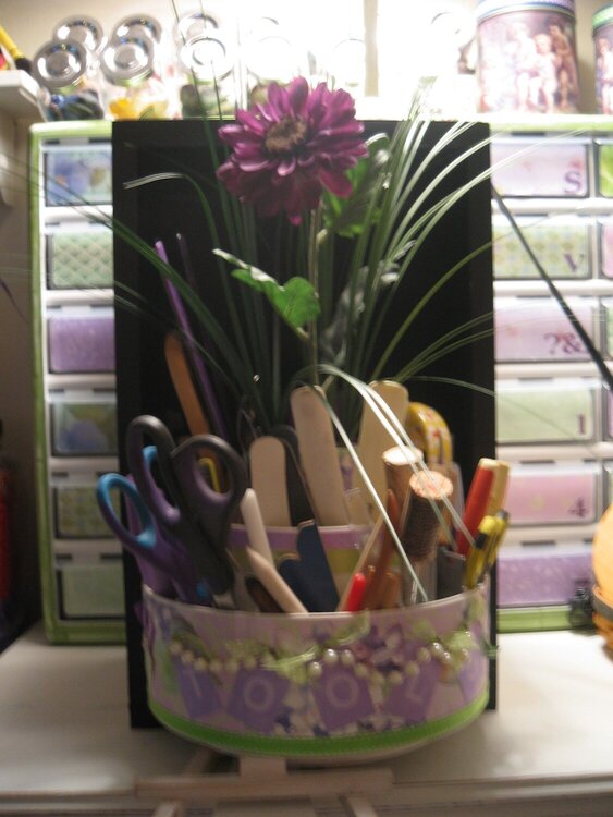 Altered Pampered Chef Tool Caddy