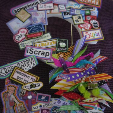 Altered Letter S for Scrapbooking by Debrabee!!