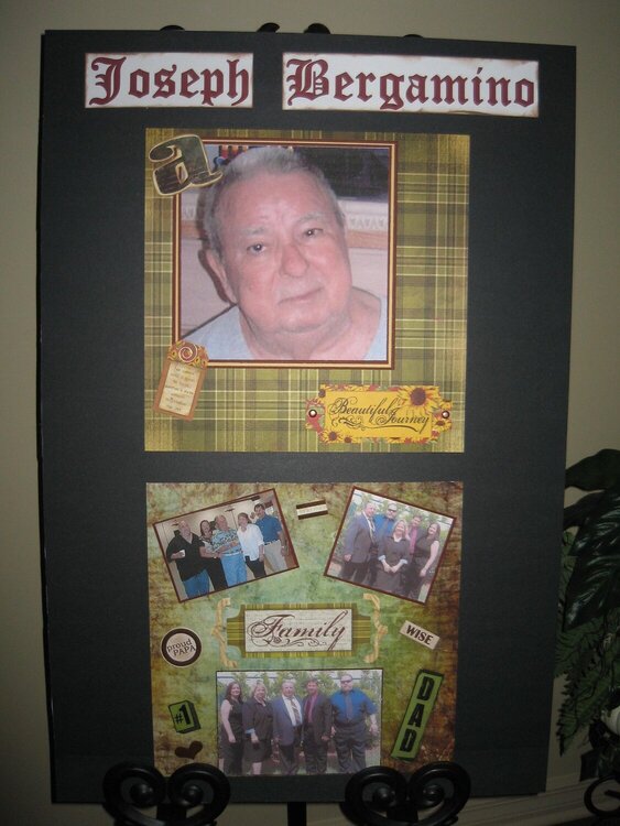 Memorial Board with 12x12 Page Layouts by Debrabee!