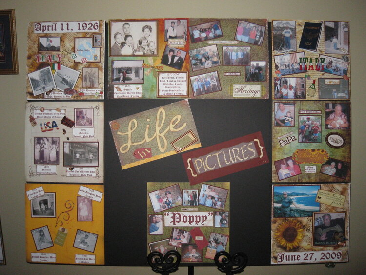 Memorial Board with 12x12 Page Layouts by Debrabee!